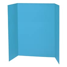 Pacon Presentation Board, 48 x 36, Sky Blue, 8 Boards/Bundle (PAC3771)