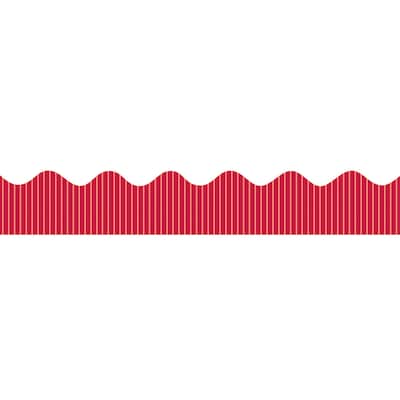 Bordette  2-1/4 x 25 Metallic Decorative Border, Red (PAC37810)