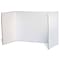 Pacon® 48 x 16 Privacy Board, White, 4/Pack (PAC3782)