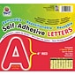 Self-Adhesive Letters, 4", 78 Characters, Red