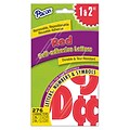 Pacon Reusable Self-Adhesive Letters; Uppercase Letters, Punctuation Marks, Number, Red