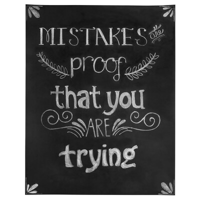 Pacon UCreate Chalkboard Poster Board, 28" x 22", Cardstock, Black, 25/Box (PAC53501)
