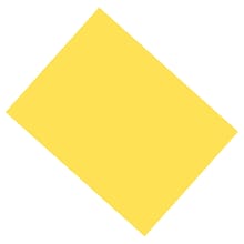Pacon Cardstock Poster Board, 22 x 28, Yellow, 25/Pack (PAC53831)