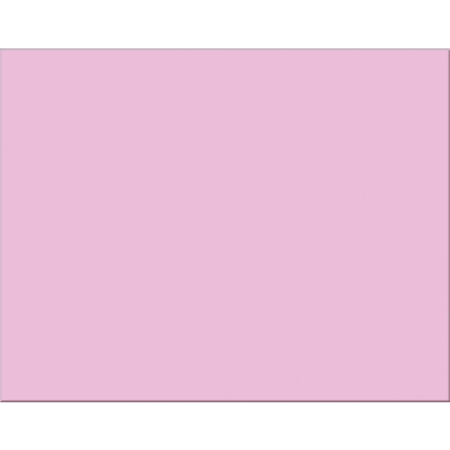 Pacon Railroad Poster Board, 28 x 22, Pink, 25/Pack (PAC54681)