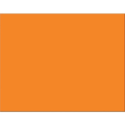Pacon® Peacock® 22 x 28 Railroad Board, Orange, 25 Sheets