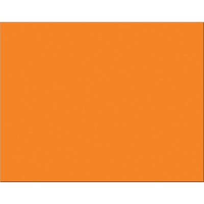 Pacon Railroad 6-ply Poster Board, 22 x 28, Orange, 25 Sheets (PAC54791)