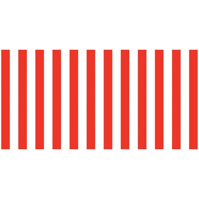 Pacon Fadeless® Design Roll, 48 x 50, Red & White Classic Stripes (PAC57615)