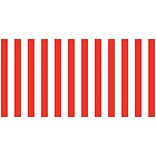 Pacon Fadeless® Design Roll, 48 x 50, Red & White Classic Stripes (PAC57615)