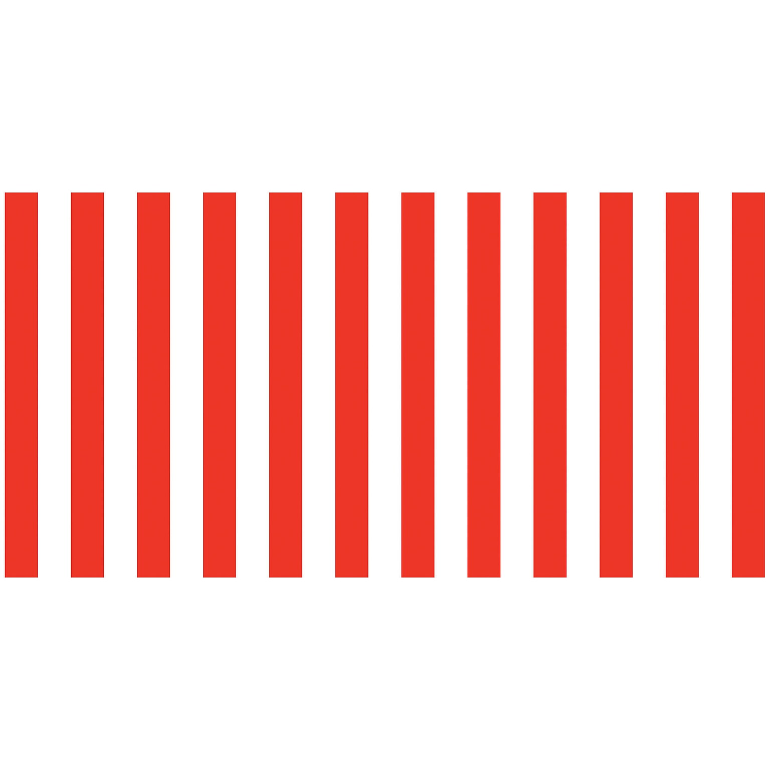 Pacon Fadeless® Design Roll, 48 x 50, Red & White Classic Stripes (PAC57615)