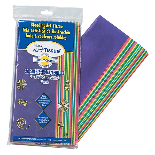 Spectra Art Tissue Paper Assortment, 12 x 18 - 100 count