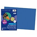 Pacon® SunWorks® Groundwood Construction Paper, Dark Blue, 12(W) x 18(L), 50 Sheets