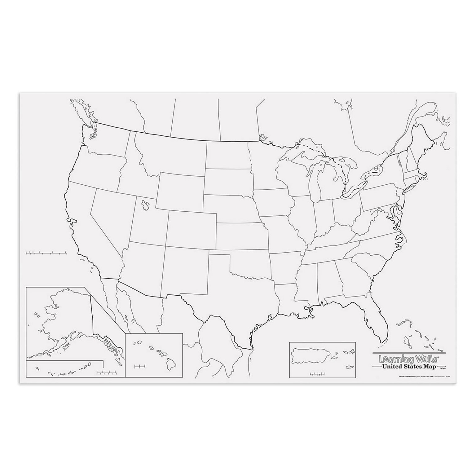Pacon® Corporation® Learning Walls® US Map (PAC78760)