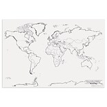 Pacon® Corporation® Learning Walls® World Map (PAC78770)