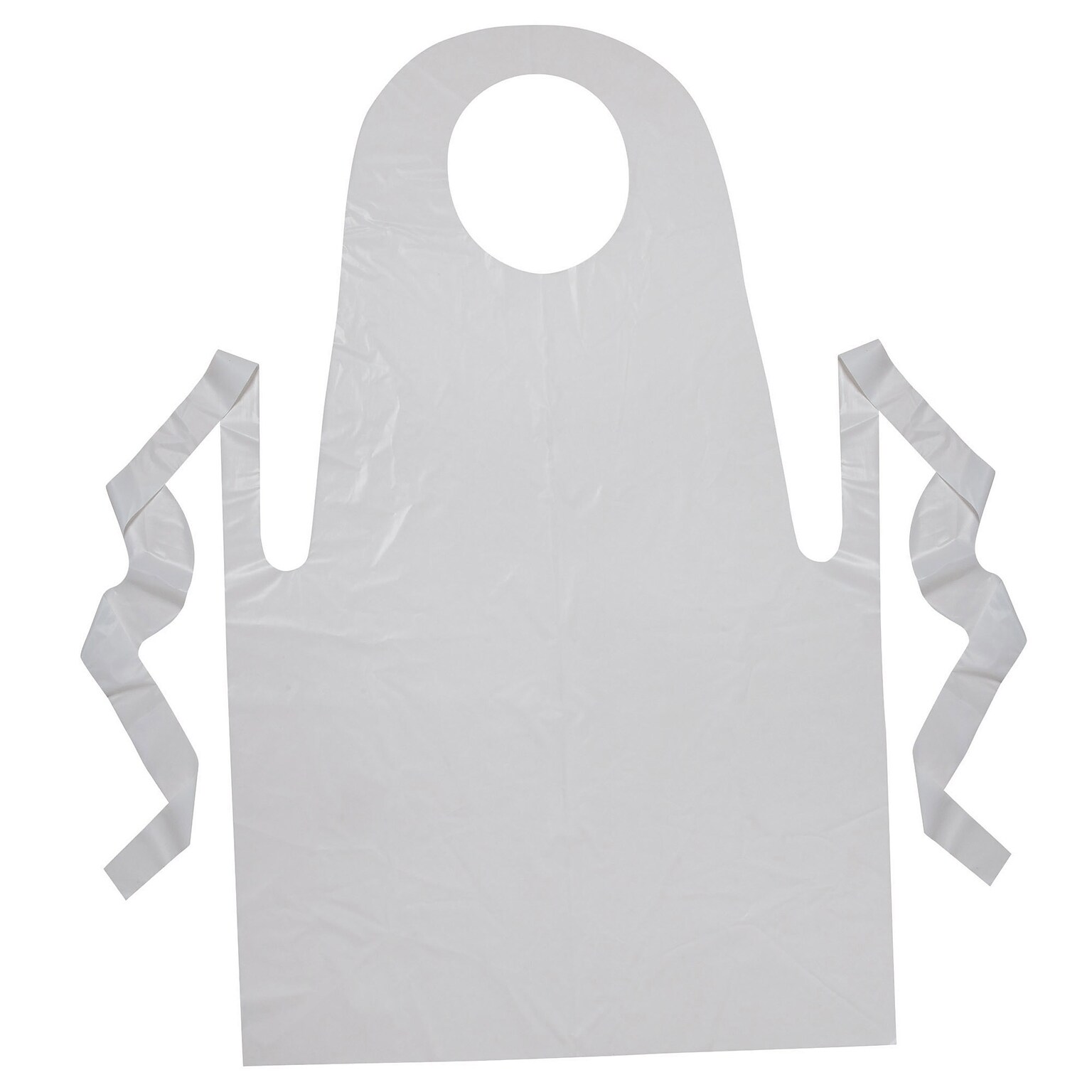 Pacon Youth Disposable Aprons, White, 24 x 35, 100 Count (PAC91240)