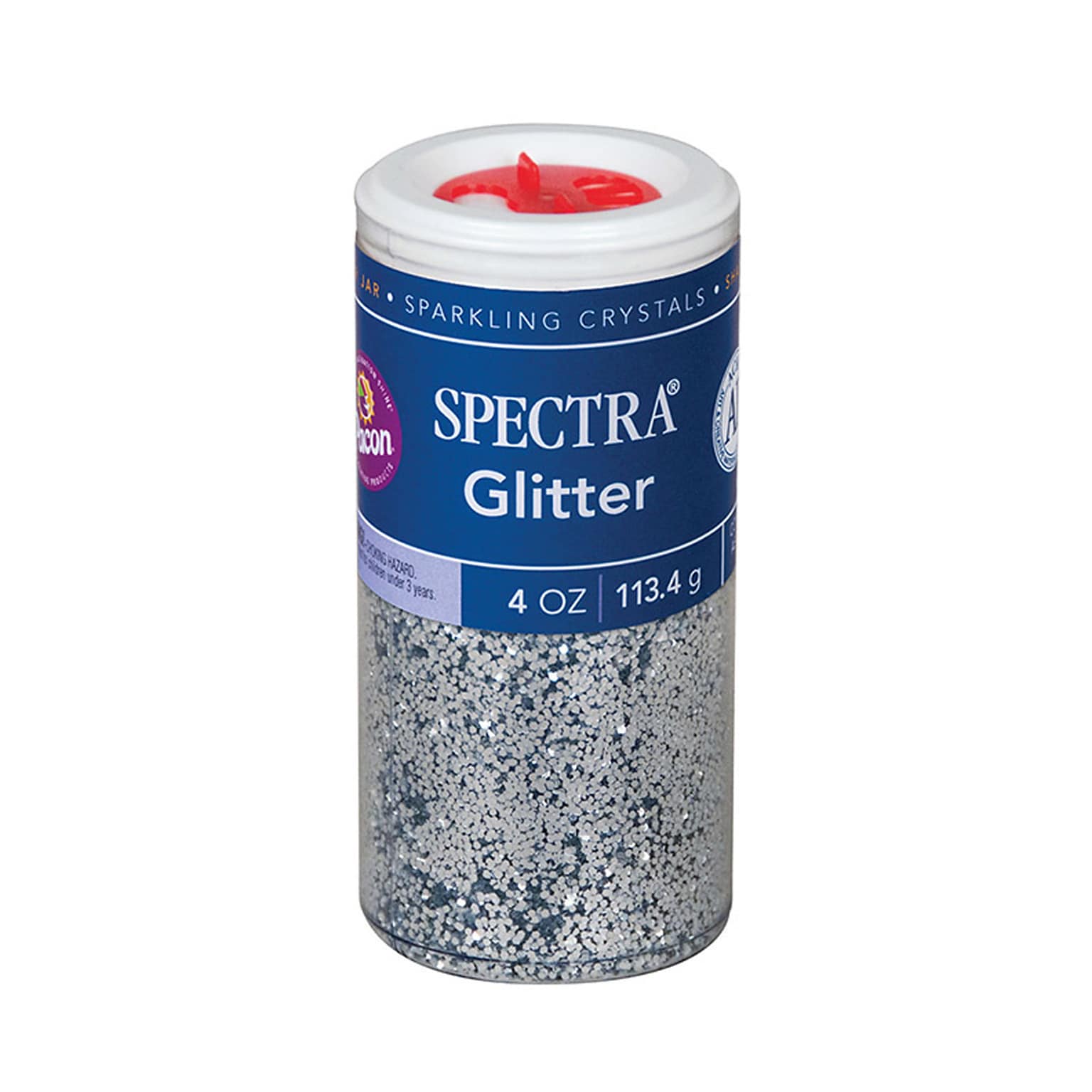 Spectra® Silver Glitter, 4 oz. (PAC91610)