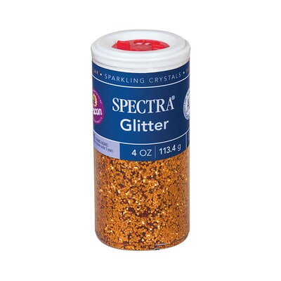 Spectra® PAC91620 Orange Glitter, 4 oz.