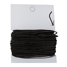 Creativity Street® Cord, 1.2 mm x 25 yds., Black Elastic, bundle of 3 (PACAC3728)