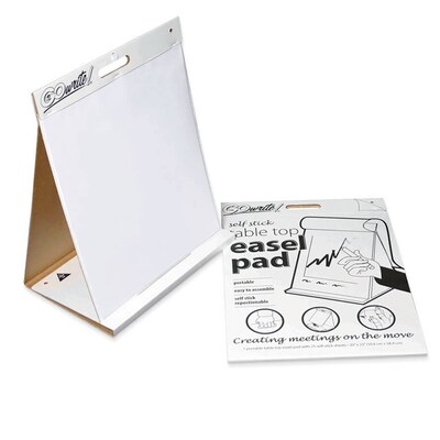 Gowrite! Self-Stick Table Top Easel Pads; 20x23