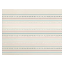 Pacon Zaner-Bloser Broken Midline Newsprint Paper, Grades Kindergarten, 3/4 - 3/8 Rule Size (PACZP