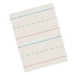 Pacon Zaner-Bloser Broken Midline Newsprint Paper, 10.5" x 8", White, 500 Sheets/Ream (PACZP2611)