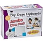 Charles Leonard Dry Erase Lap Board Jumbo Classroom Pack, 30 Boards, 30 Dry Erase Markers, 30 Multipurpose Erasers (CHL35090)