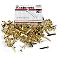 Charles Leonard Brass-Plated Paper Fasteners 3/4, Brass, 1800 Fasteners/Bundle (CHL3RBP)