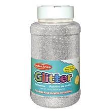 Charles Leonard Silver Glitter Ages 3+, 3 Count of 16 Oz Bottle (CHL41145)