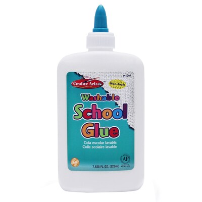 CLN WashableRemovable School Glue, 8 oz., Tan (CHL46008)
