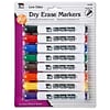 Charles Leonard Barrel Style Normal Dry Erase Markers, Chisel Tip, Assorted, 8/Pack (CHL47828)
