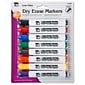 Charles Leonard Barrel Style Normal Dry Erase Markers, Chisel Tip, Assorted, 8/Pack (CHL47828)