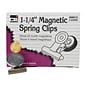 Charles Leonard 1 1/4" Magnetic Spring Clip, 24/Box (CHL68512)