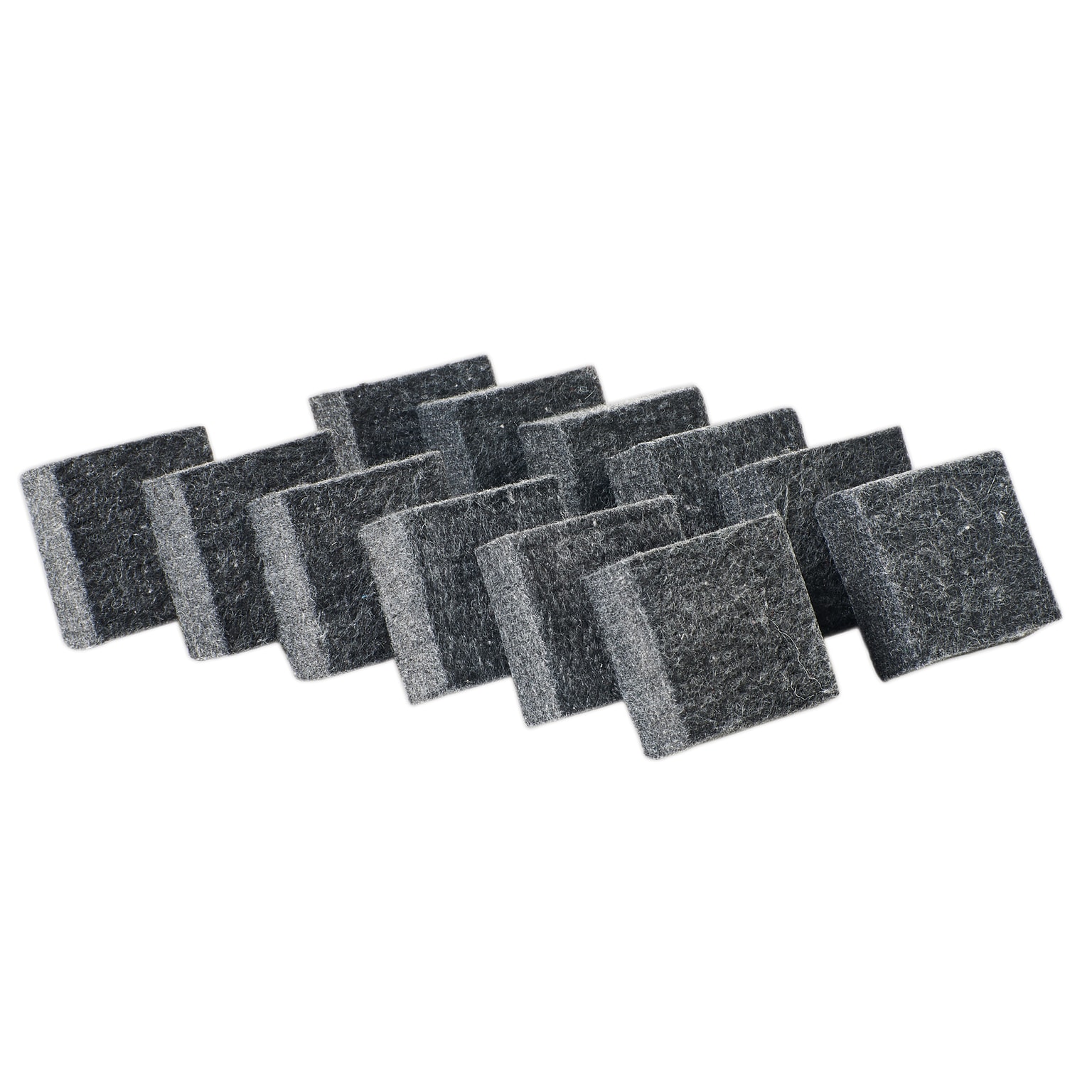 CLI Dry Erase Erasers, Gray, 12/Pack (74520)