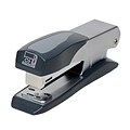 Charles Leonard Half Strip Desktop Stapler, 50 Sheet Capacity,Silver/Gray (CHL82405)