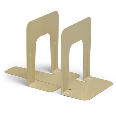 CLN Steel Book Ends, 9.2H, Tan (CHL87945)