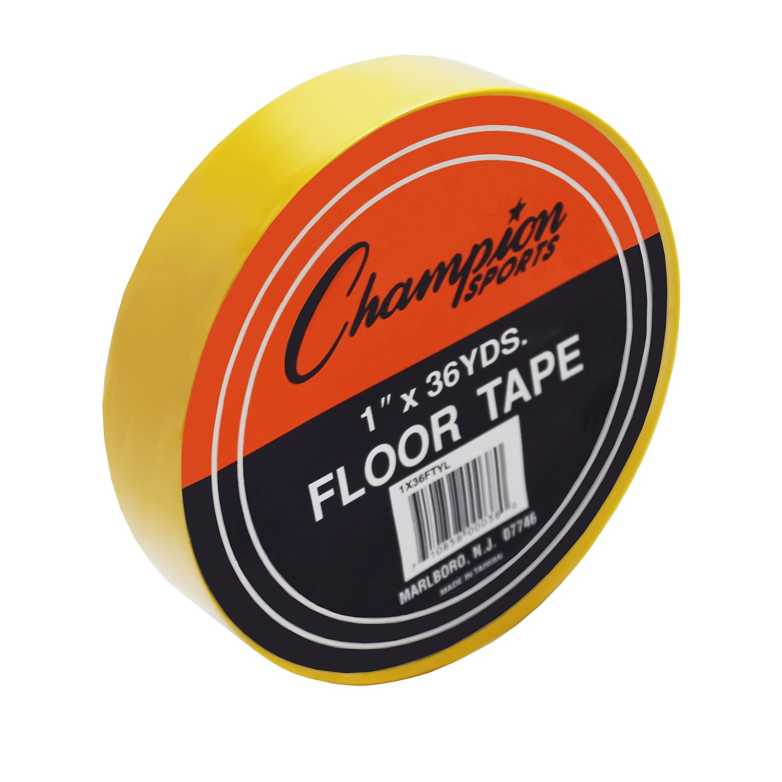 Champion Sports Floor Marking Tape, Yellow (CHS1X36FTYL)