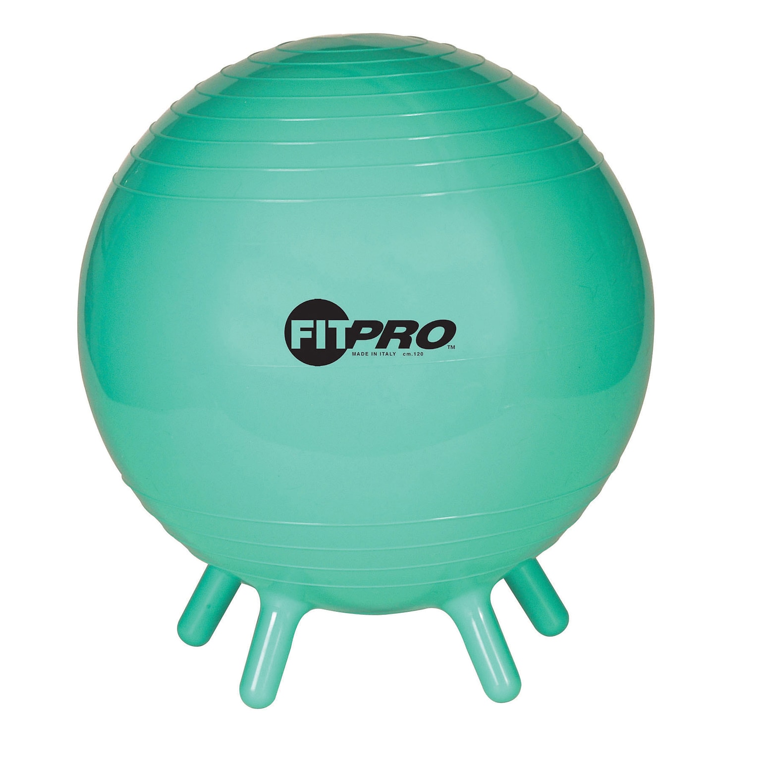 Champion Sports FitPro Ball with Stability Legs Rubber 42cm Balance Ball, Green (CHSBL42)