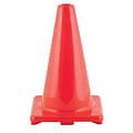 Champion Sports Hi-Visibility Flexible Vinyl Cone, 12, Orange, 3/Bundle (CHSC12OR-3)