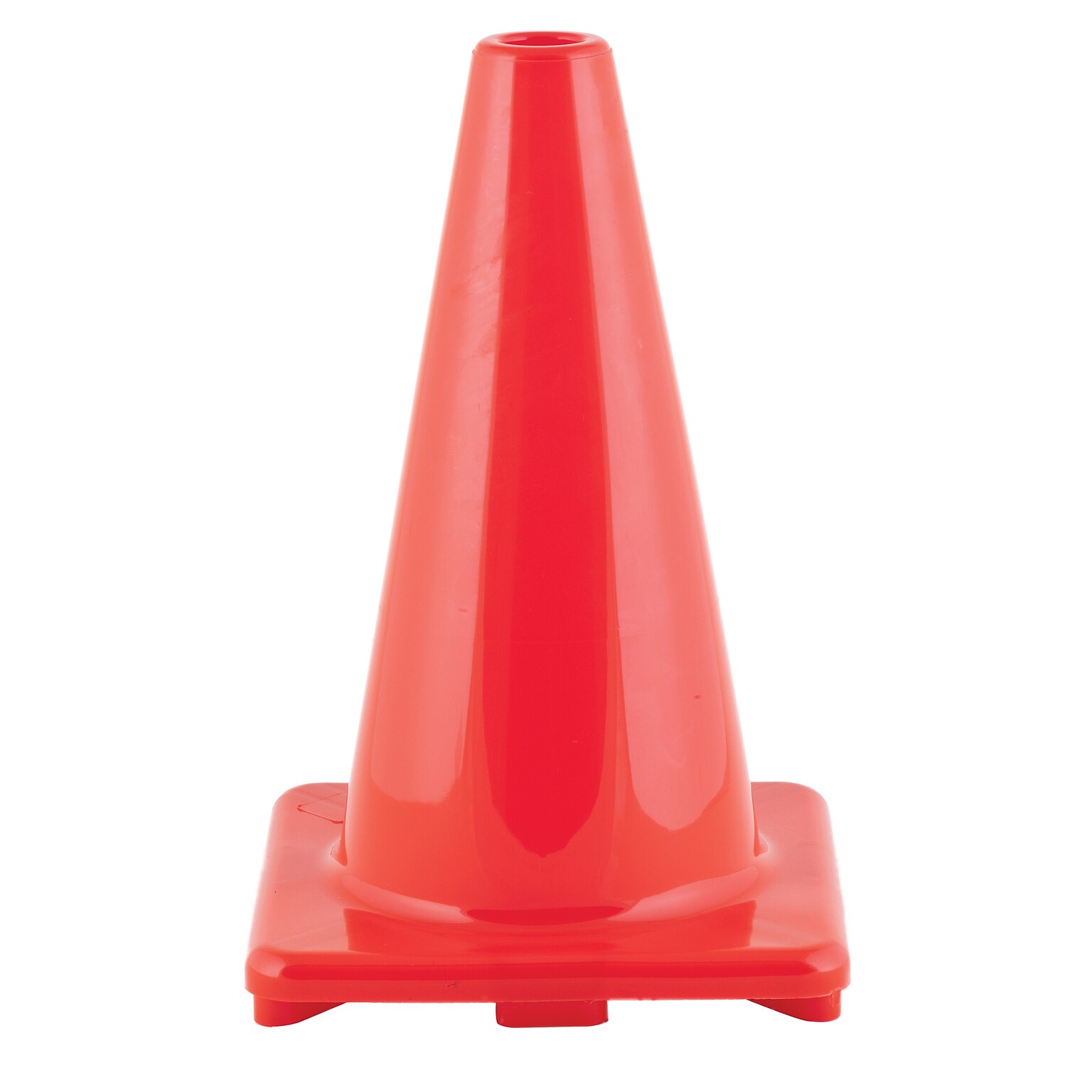 Champion Sports Hi-Visibility Flexible Vinyl Cone, 12, Orange, 3/Bundle (CHSC12OR-3)