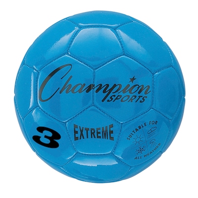 Champion Sports Extreme Size 3 Blue Soccer Ball  (CHSEX3BL)