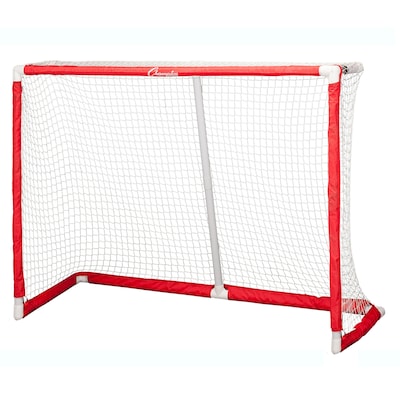 Champion Sports Floor Hockey Plastic 54 Collapsible Goal, Red (CHSFHG54)
