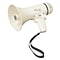 Champion Sports Megaphone, 4-8w, 400 Yard Range, White