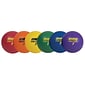 Champion Sports Rubber 7" Playground Ball. Assorted Colors, Set of 6 (CHSPX7SET)