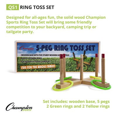 Champion Sports® Ring Toss Set