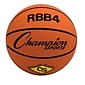 Champion Sports Intermediate Rubber Basketball, Orange, Each (CHSRBB4)