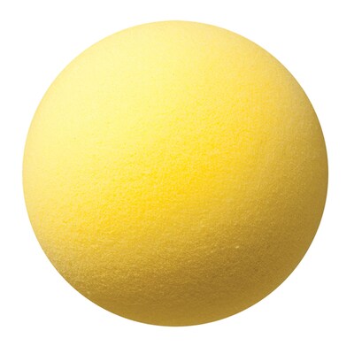 Champion Sports® Foam Ball, Yellow, 7(Dia), 3 EA/BD