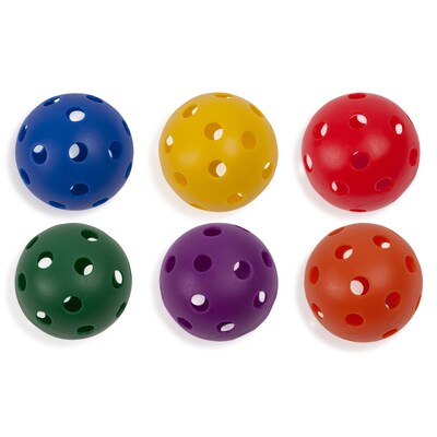 Champion Sports Plastic Scoop Ball Set, Assorted Colors, 18/Set (CHSSBS1SET)