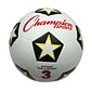 Champion Sports Soccer ball, Black/White, (CHSSRB3