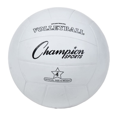 Champion Sports Regulation Volleyball, White (CHSVR4)