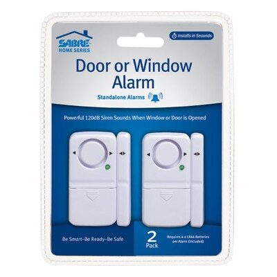 SABRE Door Handle Alarm, 2/Pack (SBCHSDWA2)