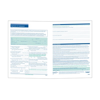 ComplyRight™ 50-State Job Application (Long Form), Pack of 50 (A0019)
